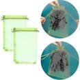 thumbnail image 1 of 100 Pieces Grape Bunch Protective Bag, Size: 30 X 20 Cm, Color: Green, With Cord, Gives Total Protection Against Wasps, Birds, Material: Organza, 1 of 3