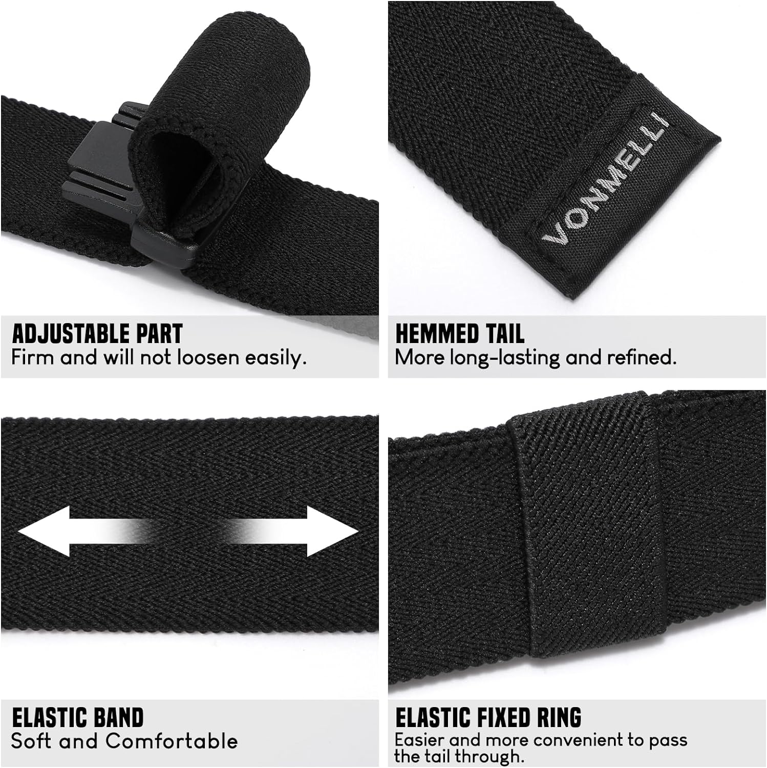 5718 No Show Invisible Elastic Belts For Women & Men 1.4\