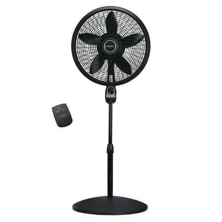 Lasko Cyclone 18 Oscillating Pedestal Fan with Remote, 3 Speeds, 54 H, Black, 1843, New
