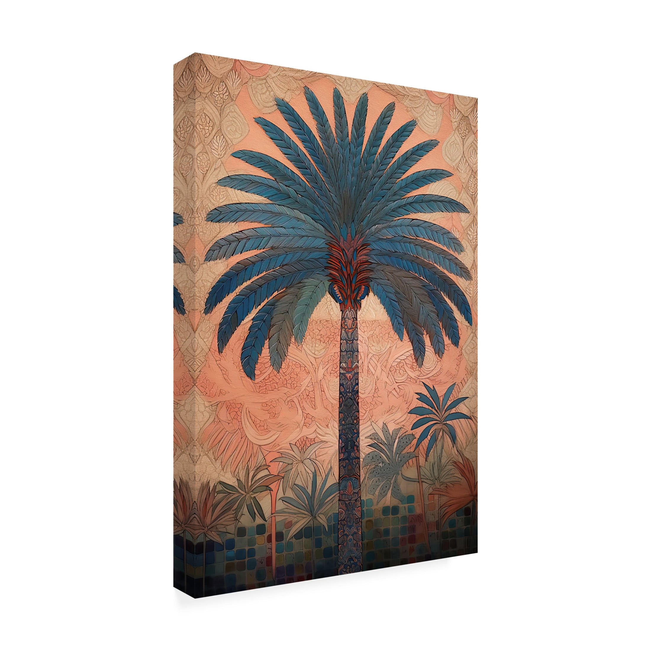 Canvas Wall Art - Sasha 'South Beach I' Wall Art for Living Room, Bedroom, or Office Décor by Trademark Fine Art - 12 x 19 Inches