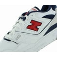 thumbnail image 2 of New Balance 550 Unisex Shoes Size 8, Color: White/Red, 2 of 4