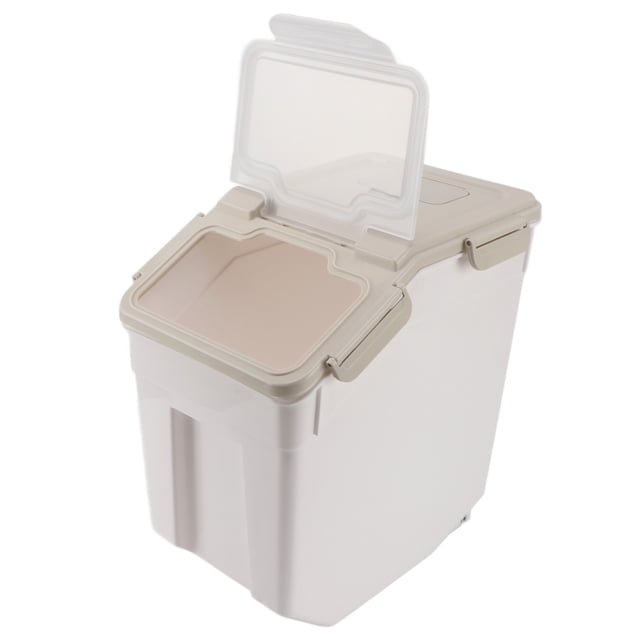 Rice Storage Container Plastic Rice Container Rice Container with Lid Rice Storage Bin Airtight Rice Container Rice Container with Measuring Cup Rice Storage Rice Storage Container