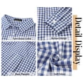 thumbnail image 6 of Fantaslook Plaid Button Down Shirts for Women Dressy Casual Long Sleeve Shirts Collared Work Blouses Tops, 6 of 10