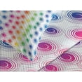thumbnail image 4 of Ambesonne Colorful Quilted Bedspread Set 3 Pcs, Funky Geometric Retro, King Size, Multicolor, 4 of 5