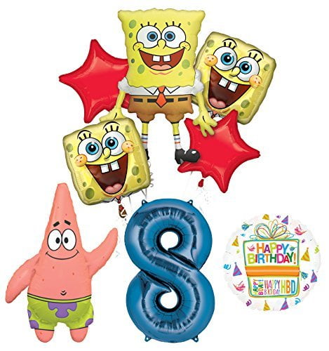20 SPONGEBOB BIRTHDAY PARTY FAVORS STICKERS LABELS FOR YOUR PARTY FAVORS