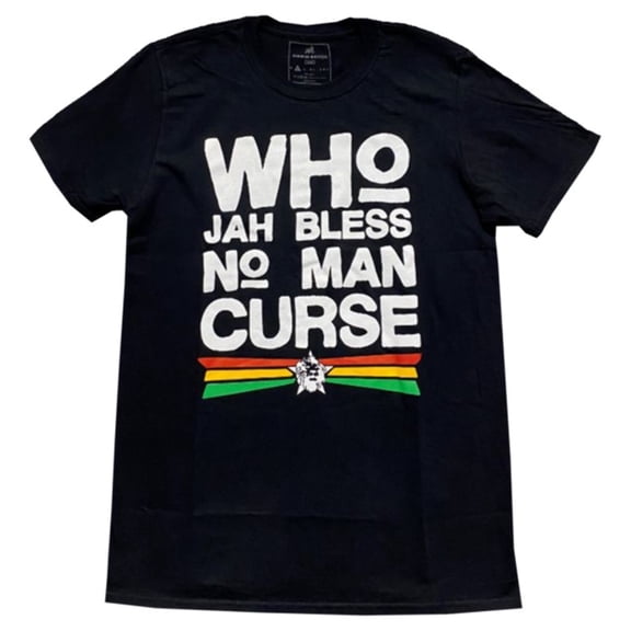 RIDDIM DRIVEN WHO JAH BLESS NO MAN - MEN TSHIRT- XL