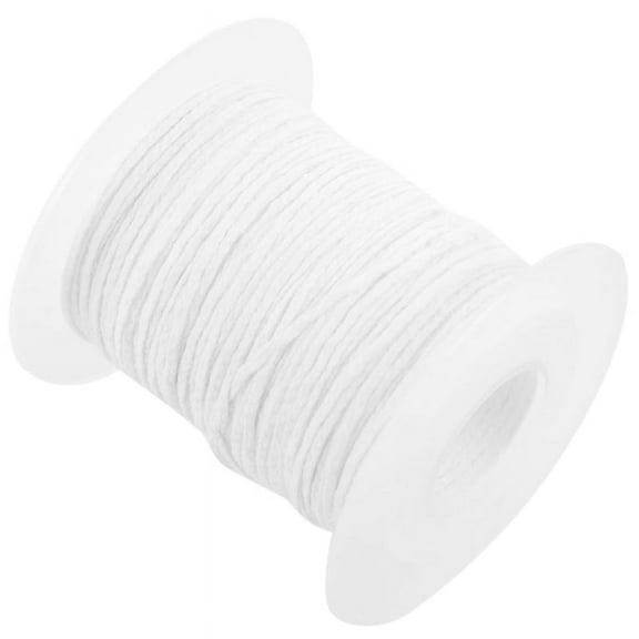 Candle wick, flat round lamp coil - 61 M, for the production of candles