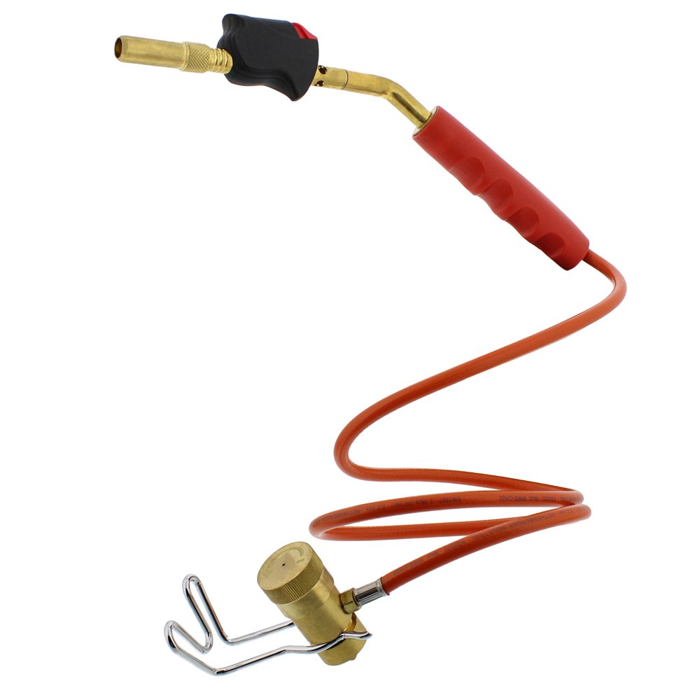 BISupply Self Igniting Handheld Propane Torch Compatible with MAP and