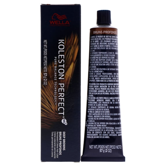 Koleston Perfect Permanent Creme Haircolor - 8 7 Light Blonde-Brown by Wella for Unisex - 2 oz Hair
