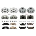 thumbnail image 2 of PowerStop Front and Rear Stock Replacement Brake Pad and Rotor Kit with Calipers Fits: FORD Select Models KCOE3166, 2 of 5