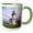 Green/White, variant on 3drose, Point Robinson Lighthouse, Maury Island, Near Seattle, Wa, Usa, 11oz Magic Transforming Mug