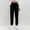 Black, variant on Velvet Pants for Women Elastic High Waist Pull on Straight Leg Casual Trousers with Pocket New Wide Leg Pants Women Casual Army Green L