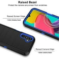 thumbnail image 6 of Ebizware Case for Samsung Galaxy A14 5G with [Built-in Screen Protector] Holster Belt Clip Military Grade Heavy Duty Protection Kickstand Armor Cover for Galaxy A14 5G - Black/Blue, 6 of 10