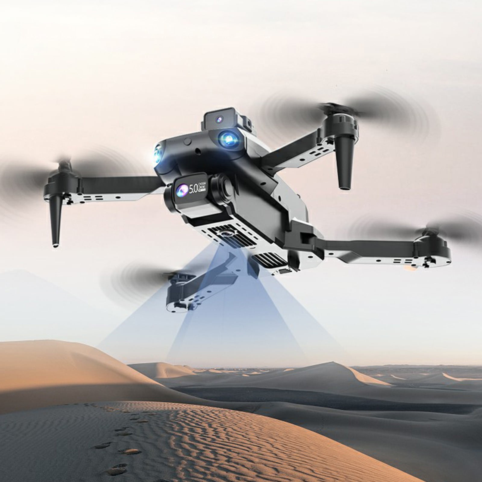 wavsuf Drones with Camera for Adults Foldable Gesture Control 1080P HD Cameras FPV Gravity Sensor Electrionics Wi-Fi Long Battery Life in Store Gifts Drone