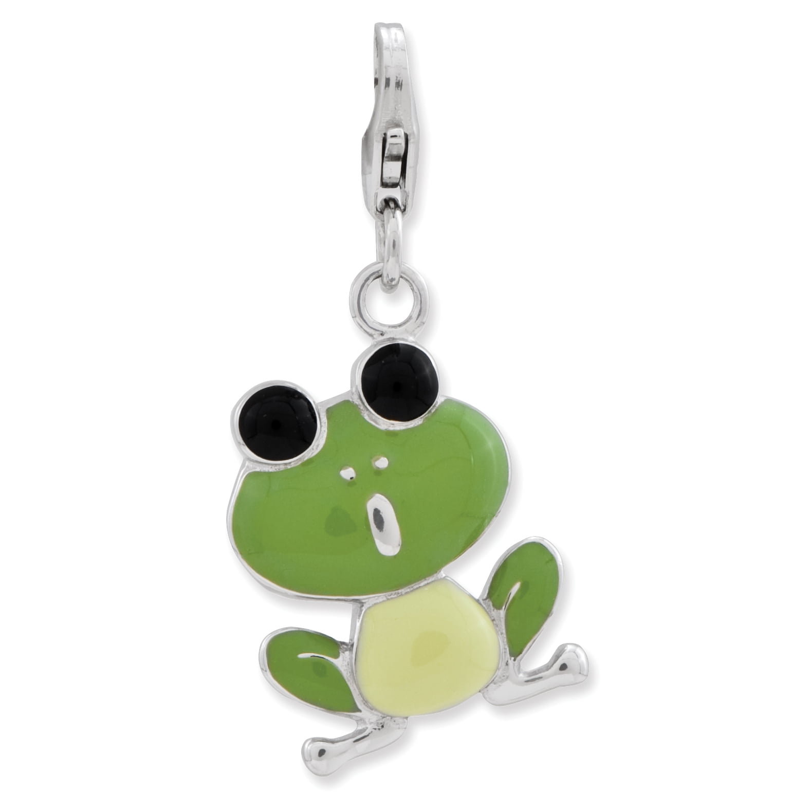 Frog necklace charm deals