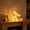 White, variant on Partheme Fish Tail LED Marquee Night Light with Warm White Bulbs, Cute Mermaid Shaped Desk Lamp Battery Operated for Youth Bedroom Party, Wall Decor, White