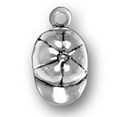 thumbnail image 1 of Sterling Silver 24" 1.2mm Box Chain 3D Baseball Cap Pendant Necklace, 1 of 2