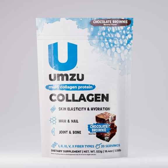 UMZU Collagen Protein: Joints, Skin & Muscle Support Chocolate Brownie