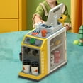 thumbnail image 1 of Juego de supermercado para niños, juguetes para juego de roles, juego de comida de imitación Cargador amarillo, 1 of 9