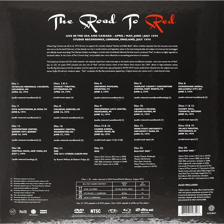 キング・クリムゾン The Road To Red DVD Blu-ray KING CRIMSON