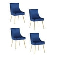 thumbnail image 3 of Plata Décor Chaise Heye II en Bleu - Ensemble 4, 3 of 4