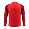 thumbnail image 3 of Sinleey Kids Padded Football Goalkeeper Shirts Soccer Jersey Goalie Athletic T-Shirt Sports Top Red M, 3 of 7