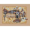 thumbnail image 2 of Cuadros Decorativos Juego de punto de cruz completo con cuentas Steampunk DIY de 14 quilates arte bordado hecho a mano Likrtyny embutido en tela, 2 of 9