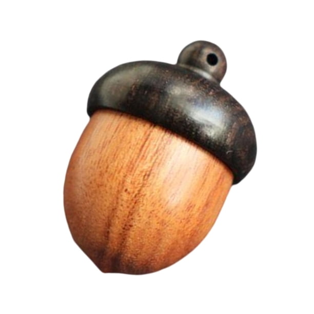 Ebony Acorn Necklace Pendant Handmade Antique Accessories Retro pellet pellet boxes Jewelry Charms Acorn Pendant Key Chain for Women Girls Men Yuyangstore Llavero Colgante Bellota