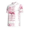 thumbnail image 4 of Wukai Flamingo Men’s Polo Shirts,Quick-Dry Athletic Shirt,Classic Fit Shirts-Medium, 4 of 8