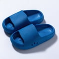 thumbnail image 6 of NIEWTR Kids Unisex Minimalist Solid Slides Sandals - Lightweight Summer Shower Shoes, Non-Slip Slip-On Slippers for Boys Girls Home Use(A-Sky Blue,9), 6 of 6