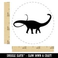 thumbnail image 2 of Apatosaurus Dinosaur Solid Self-Inking Rubber Stamp Ink Stamper - Green Ink - Small 3/4 Inch, 2 of 7