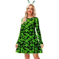 thumbnail image 2 of Robe d'Été Patriotique pour Femmes, Robe de Couverture Florale avec Poches, 2 of 4