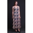 thumbnail image 5 of Bimba Robe Longue Chic à Imprimé Floral pour Femme, Style Bohème, Maxi d'Été, Tenue de Plage - XX-Grand, 5 of 5