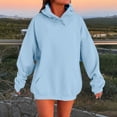 thumbnail image 2 of Nestiefly Oversized Hoodies for Women 2026 Winter Jackets Clothing Y2K Cute Crewneck Sweatshirts Pullover Fashion Tops Blue S, 2 of 6