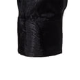 thumbnail image 6 of WREESH Mens Slim Fit Dress Shirts Jacquard Undershirt Button Up Long Sleeve Shirt Solid Casual Business Formal Shirt Black-D, 6 of 9