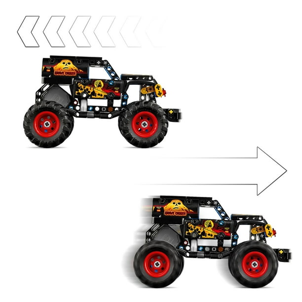 LEGO Technic Monster Jam Grave Digger Fire and Ice Building Toy