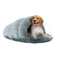 thumbnail image 3 of Arlee Slipper Oval Round Cuddler - Pet Dog Cat Bed - Covered Hooded - Calming Reduce Anxiety - Washable Easy Care - Small/Medium (choose your color), 3 of 6