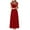 Red summer dresses for women, variant on Wycnly Summer Dresses for Women Elegant Lace Patchwork Evening Party Pleated Swing Long Dresses 2025 Sleeveless V-Neck Solid Maxi Formal Dress Black l