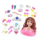 thumbnail image 2 of Cabeza de Muñeca para Peinar y Maquillar Cabello Rubio Hermoso. Accesorios de Peinado y Maquillaje incluidos para Niñas Mayores de 3 Años Baoblaze Pretend Make Up for Girls, 2 of 6