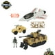 thumbnail image 4 of Juguete Set Militar con Jet de Combate, Tanque de Guerra, Vehículo Táctico y Soldado con Accesorios, 4 of 5