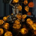 thumbnail image 1 of new Halloween LED light string bat pumpkin skull combination pendant led Halloween decorative light string, 1 of 7