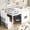 White, variant on Storage Function, Easy Access Staircase - White Twin Loft Bed for Comfortable Sleep