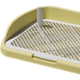 thumbnail image 2 of HUGFEGWE Pee Pad Holder Dog Toilet Puppy Pee Pad Indoor Dog Training Toilet Dog Potty Tray Training Pad for Home Use Hospital Rabbit, Yellow CJB91-11541, 2 of 7