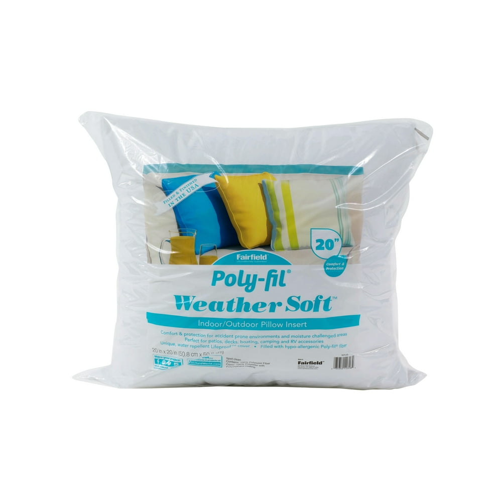 PolyFil Weather Soft Pillow Insert 20" x 20"