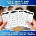 thumbnail image 6 of Quokka Board Games for Family – Who Knows Me Better Classic – Family Trivia Card Game with 95 Cards, 6 of 7