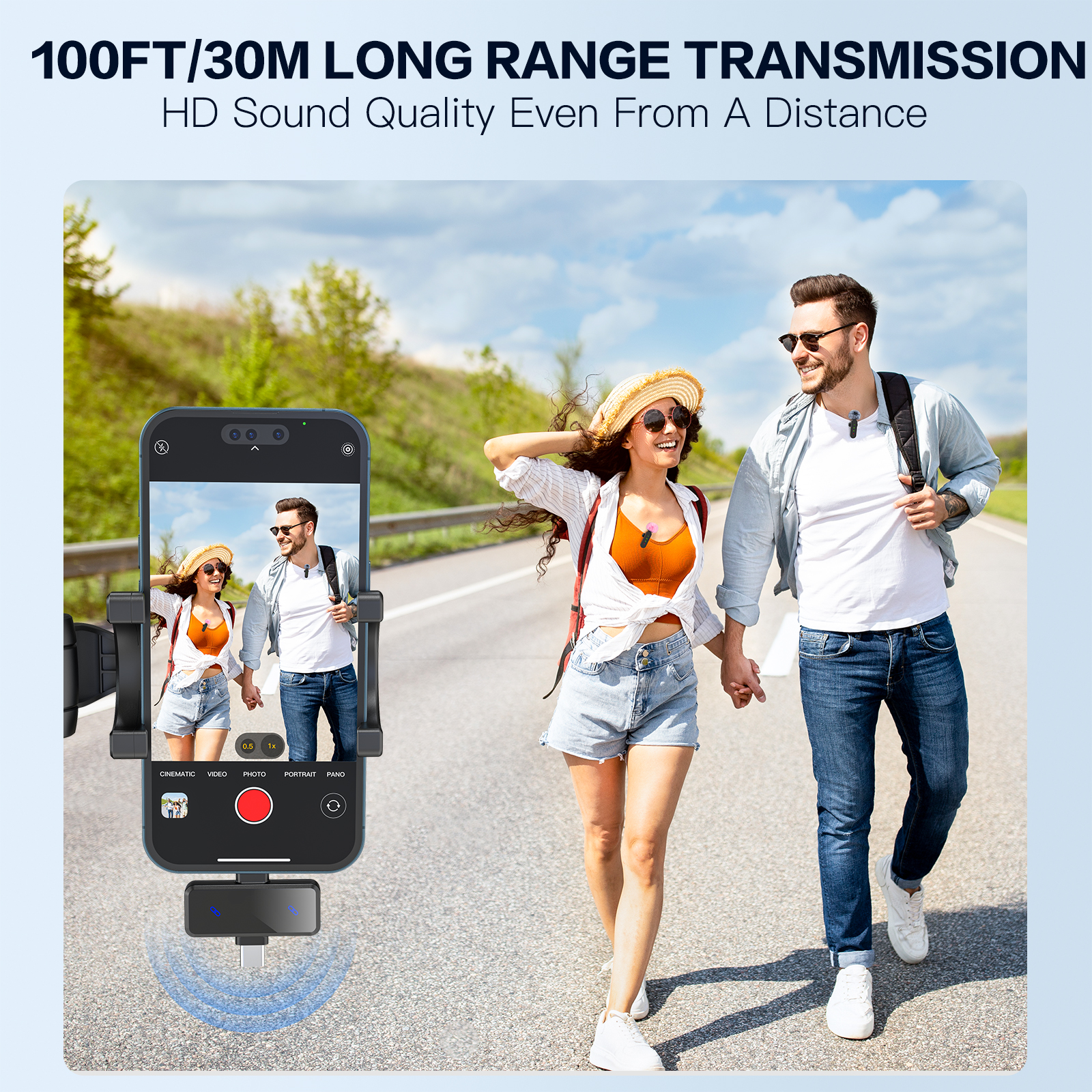 ZealSound Mini Wireless Lavalier Mic with LED Display photo 7