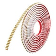 thumbnail image 1 of Uxcell Moldura autoadhesiva para paredes 0.6" x 16 pies tiras de paneles de pared borde de papel tapiz blanco dorado, 1 of 7