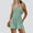 Mint Green, variant on Mrasaso Rompers for Women Summer Casual Smocked Rompers Square Neck Sleeveless Loose Shorts Jumpsuit 2025 Beach Vacation Outfits