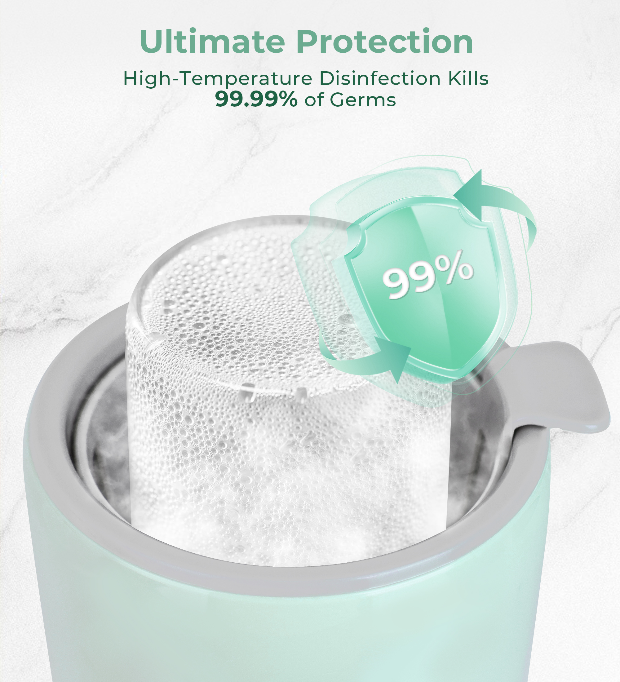 RUPOUN 4-in-1 Bottle Warmer with Temperature Control, Green photo 3