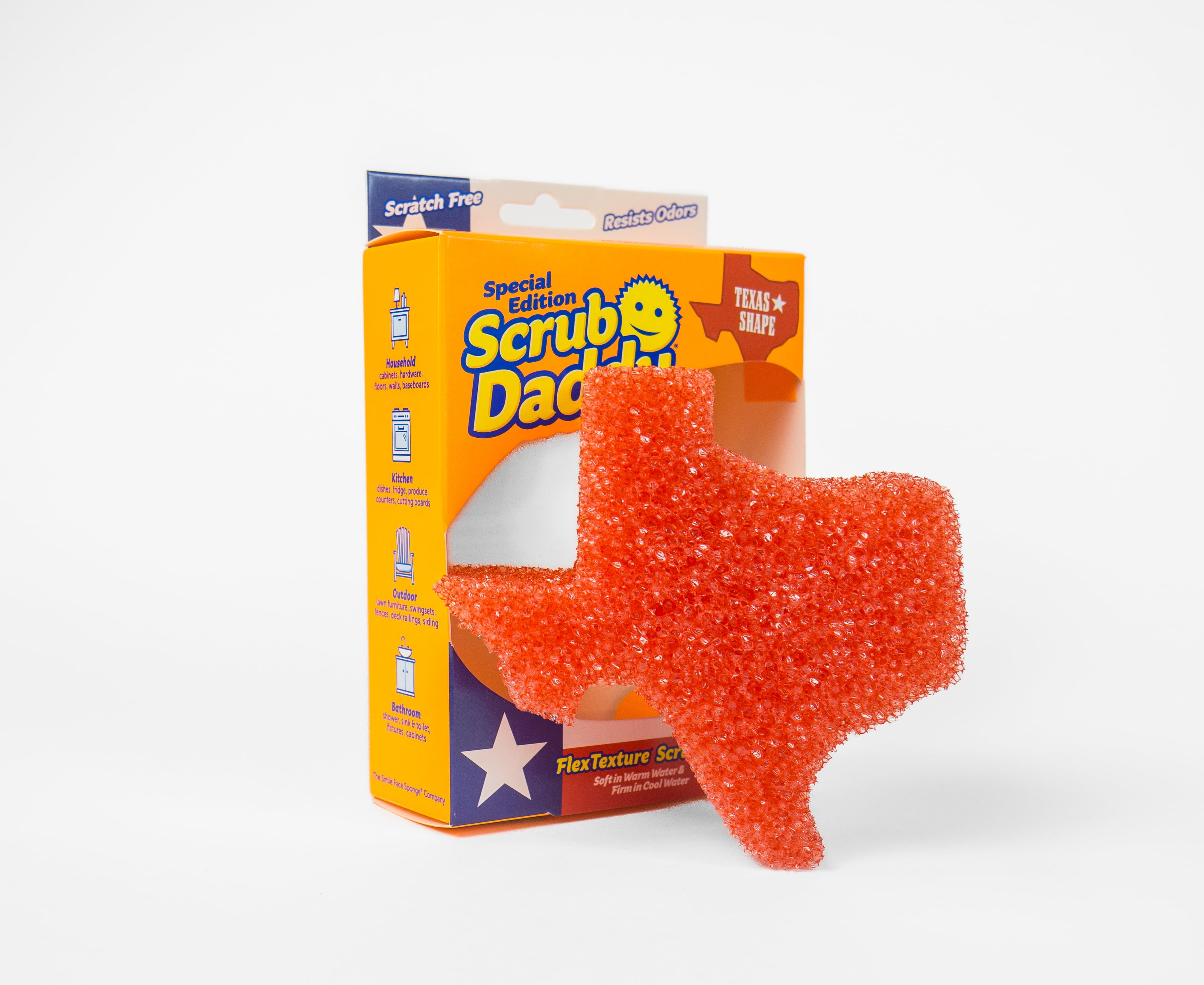 Scrub Daddy Texas Non-Scratch Cleaning Sponge